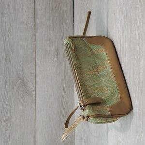 Dolce & gabbana green jacquard crossbody mini bag evening bag RARE